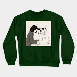 Asian painting. A girl in anime style Crewneck Sweatshirt